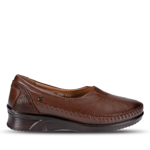 GULIS-H Kadın Deri Hallux Ayakkabı Taba 