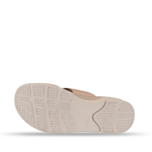 HANNA-G Kadın Deri Terlik Açık Vizon - 6