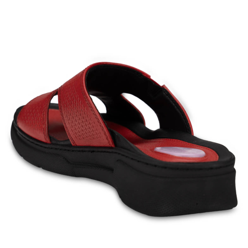 HANNA-G Kadın Deri Terlik Kırmızı - 5