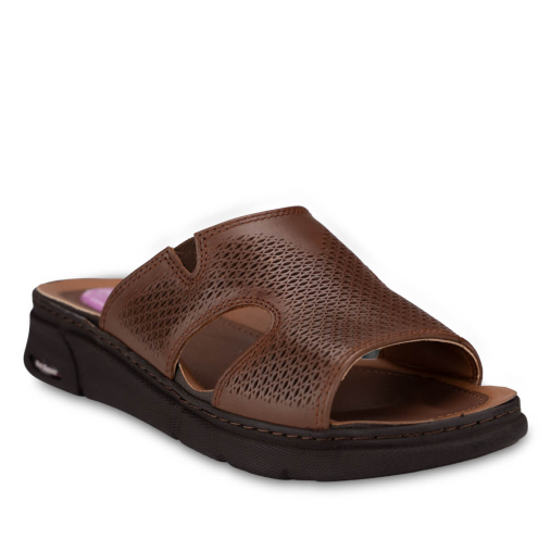 HANNA-G Kadın Deri Terlik Taba - 4