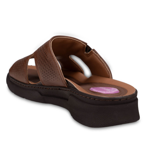 HANNA-G Kadın Deri Terlik Taba - 5