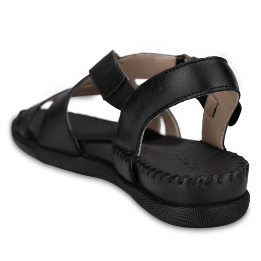 ILYA-G Kadın Deri Sandalet Siyah - 5
