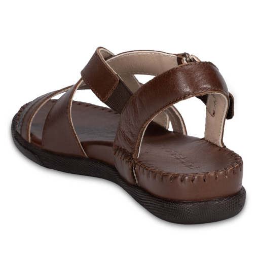 ILYA-G Kadın Deri Sandalet Taba - 4