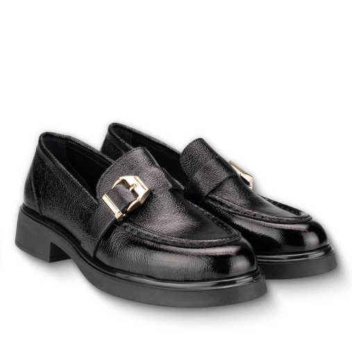 JANSET-G Kadın Deri Ayakkabı Siyah - 3