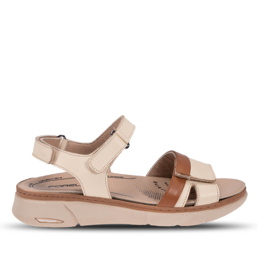 JASMIN-G Kadın Deri Sandalet Bej - 1