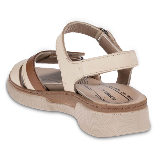JASMIN-G Kadın Deri Sandalet Bej - 4