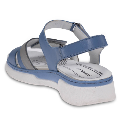 JASMIN-G Kadın Deri Sandalet Mavi - 4