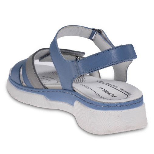 JASMIN-G Kadın Deri Sandalet Mavi - 4