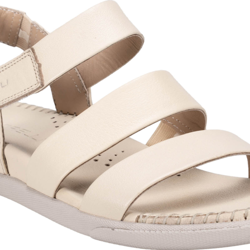 JESSE-G Kadın Deri Sandalet Bej - 5