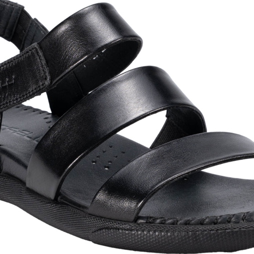 JESSE-G Kadın Deri Sandalet Siyah - 5