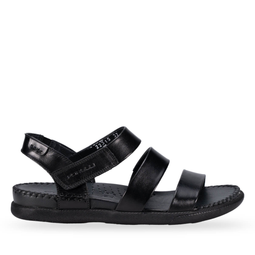 JESSE-G Kadın Deri Sandalet Siyah 