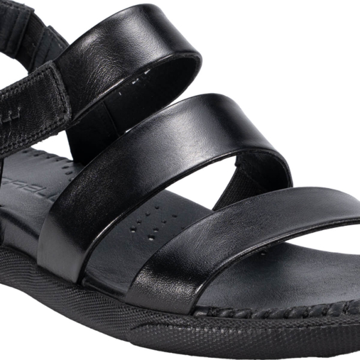 JESSE-G Kadın Deri Sandalet Siyah - 5