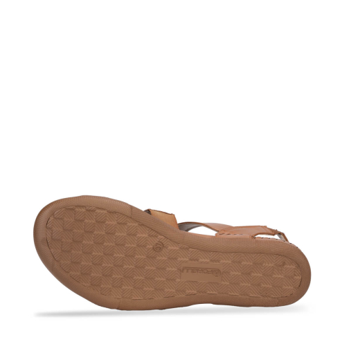 22315-G Kadın Deri Sandalet Taba - 6