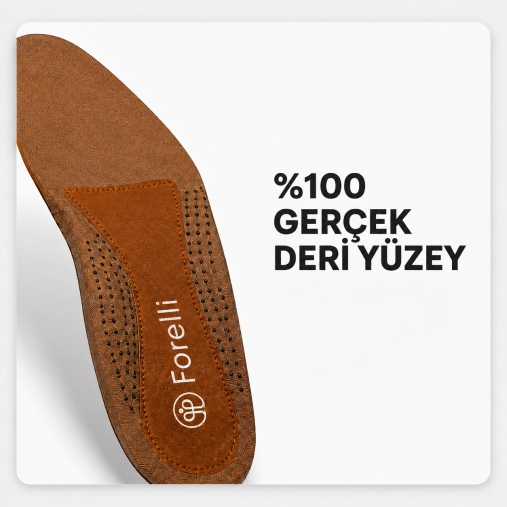Kadın Ayakkabıları İçin Topuk Dikeni Destekli Fuspet Taba - Forelli (1)