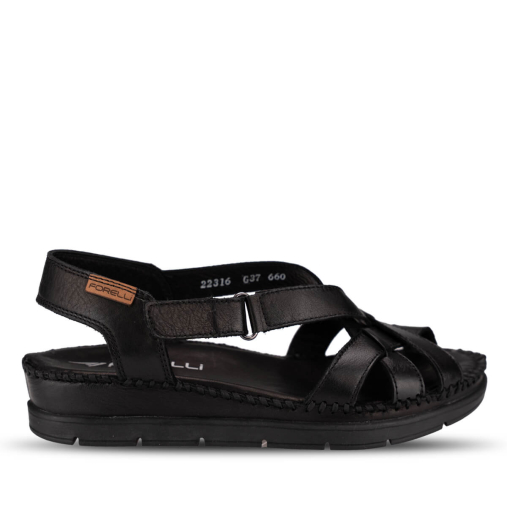 KARINA-G Kadın Deri Sandalet Siyah - 1