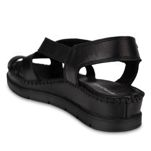 KARINA-G Kadın Deri Sandalet Siyah - 5