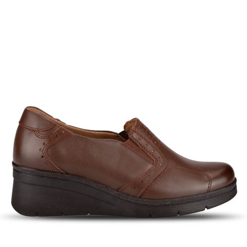 KAYNE-G Kadın Deri Hallux Ayakkabı Taba - 1