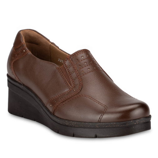 KAYNE-G Kadın Deri Hallux Ayakkabı Taba - 3