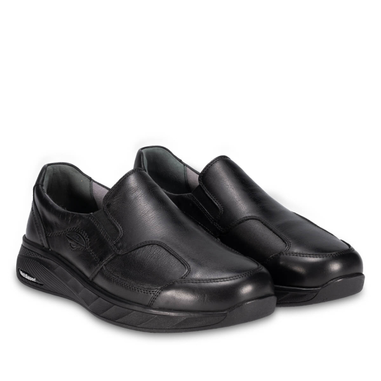 KLARK-K Erkek Deri Hallux Ayakkabı Siyah - Forelli (1)