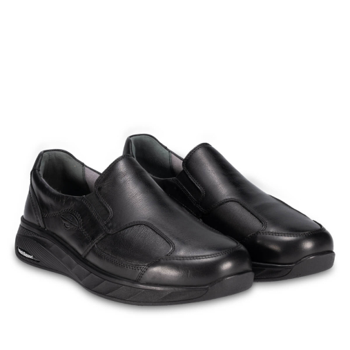 KLARK-K Erkek Deri Hallux Ayakkabı Siyah - Forelli (1)