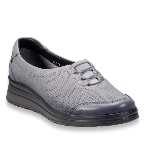 LACE-H Kadın Comfort Ayakkabı Gri - 3