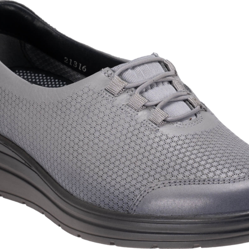 LACE-H Kadın Ayakkabı Gri - 5