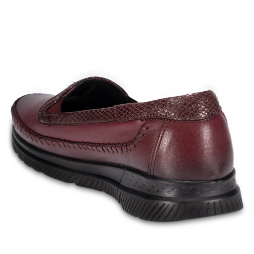 LADEN-G Kadın Deri Ayakkabı Bordo - 4