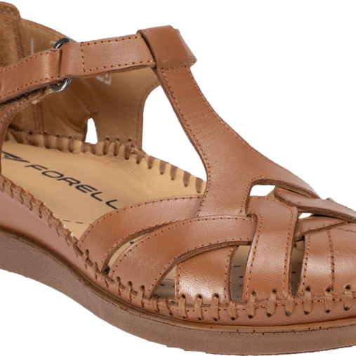 LARNI-G Kadın Deri Sandalet Taba - 5