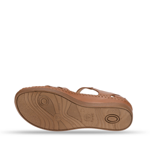 LARNI-G Kadın Deri Sandalet Taba - 6