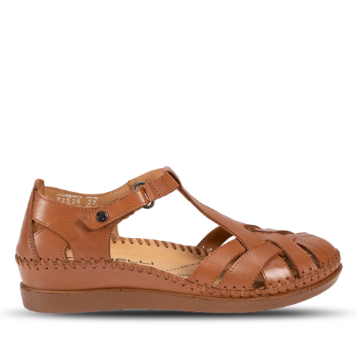 LARNI-G Kadın Deri Sandalet Taba - 1