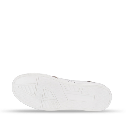 LEON-H Erkek Deri Ayakkabı Gri-Beyaz - 5