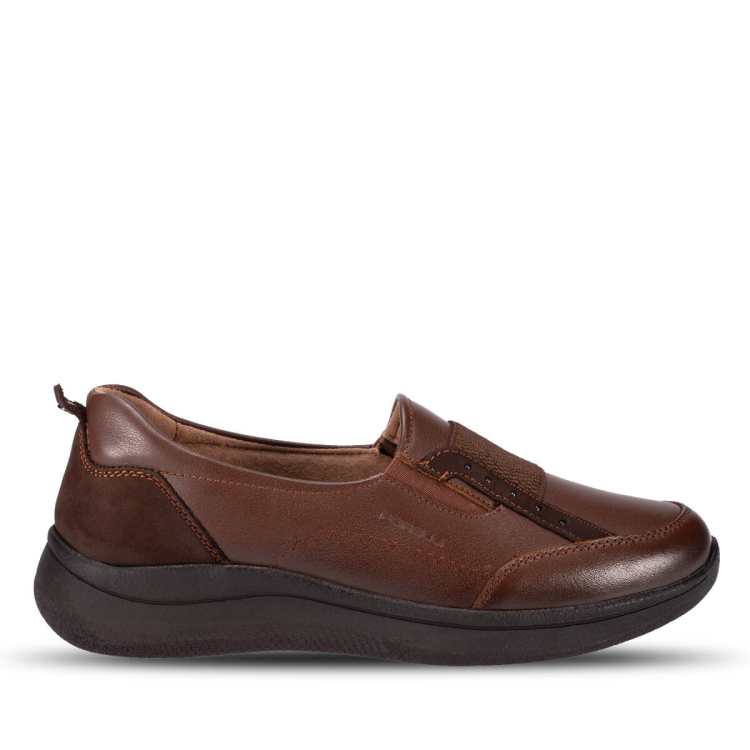 LIFE-D-G Kadın Deri Ayakkabı Taba - Forelli