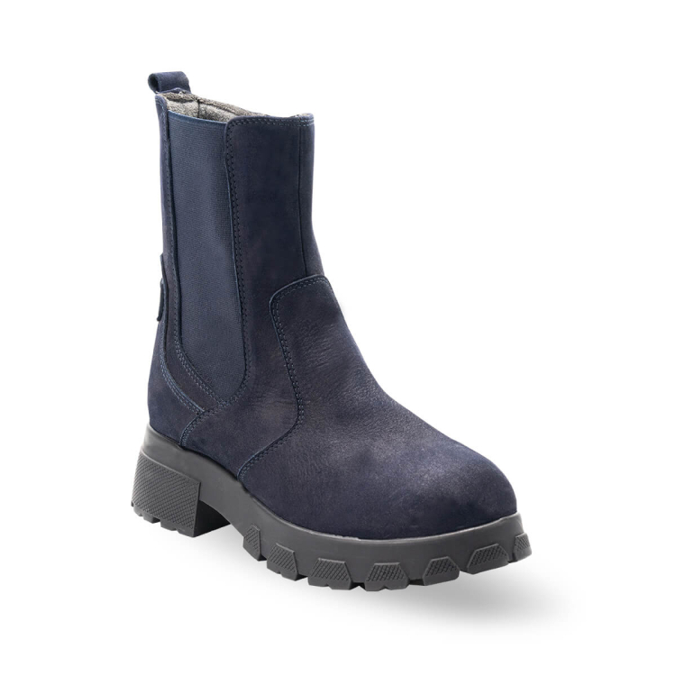 LUNA-G Kadın Deri Bot Lacivert - Forelli (1)