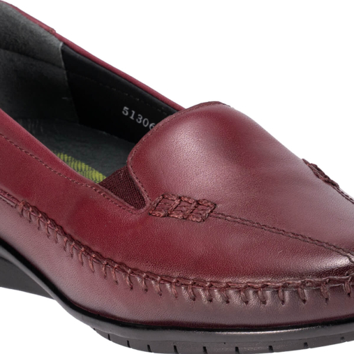 MARLA-G Kadın Deri Ayakkabı Bordo - 5