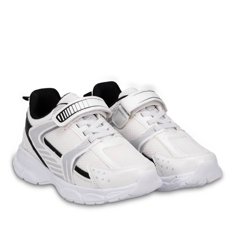 MARS Çocuk Ayakkabı Beyaz-Siyah - Forelli (1)