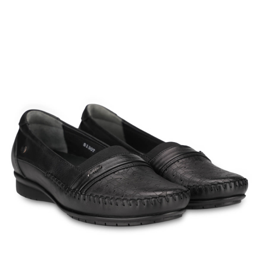 MIRAYE-H Kadın Deri Ayakkabı Siyah - 3