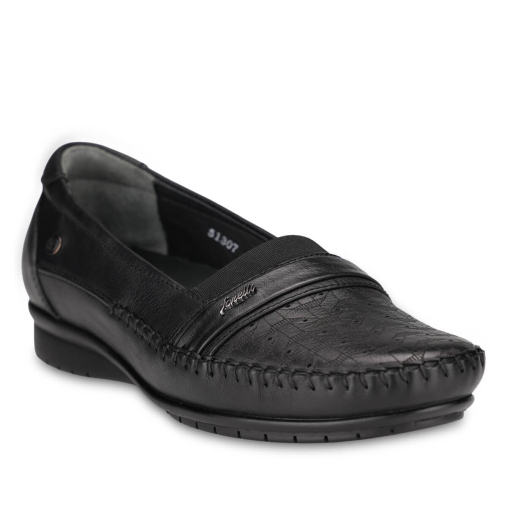 MIRAYE-H Kadın Deri Ayakkabı Siyah - 4