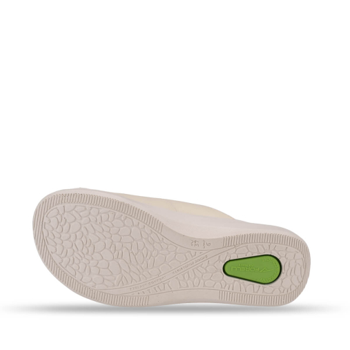 NAYE-G Kadın Deri Terlik Bej - 6