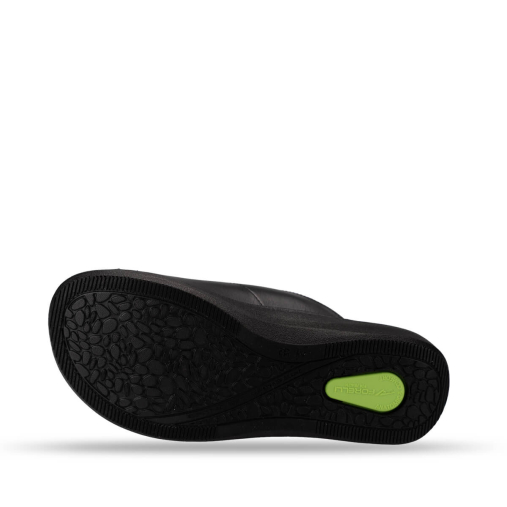 NAYE-G Kadın Deri Terlik Siyah - 6