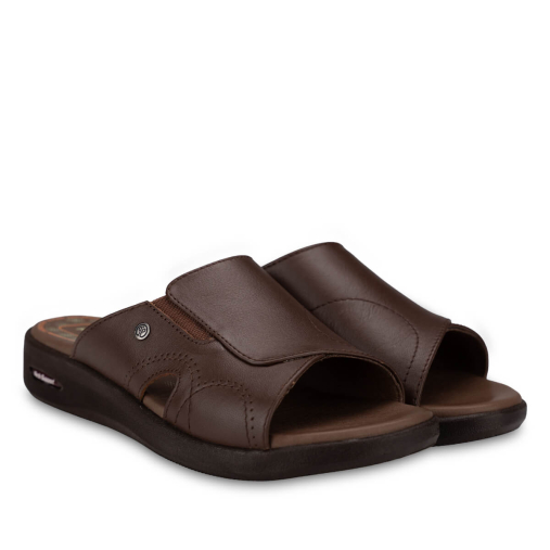 NAYE-G Kadın Deri Terlik Taba - 3