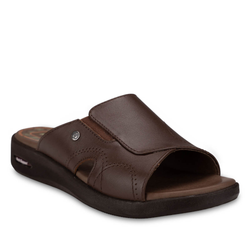 NAYE-G Kadın Deri Terlik Taba - 4