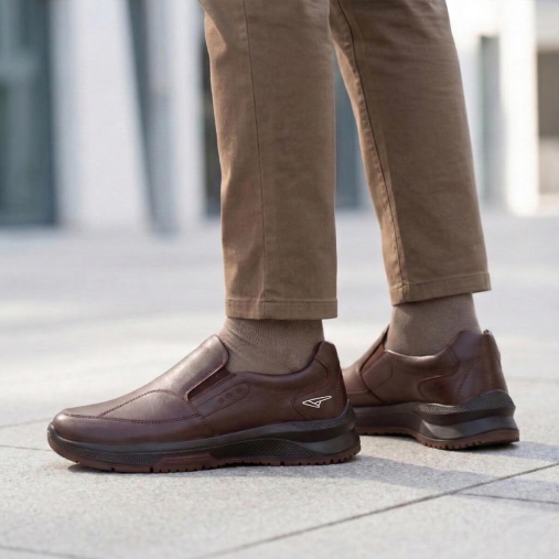 NEXUS 2-G Erkek Deri Ayakkabı Taba - Forelli (1)