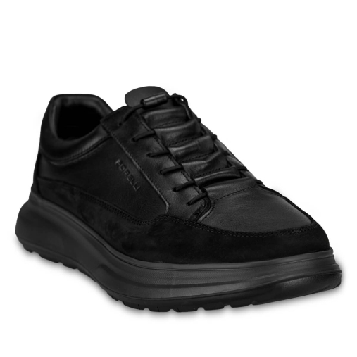 NICOLAS 2-G Erkek Deri Ayakkabı Siyah - 3