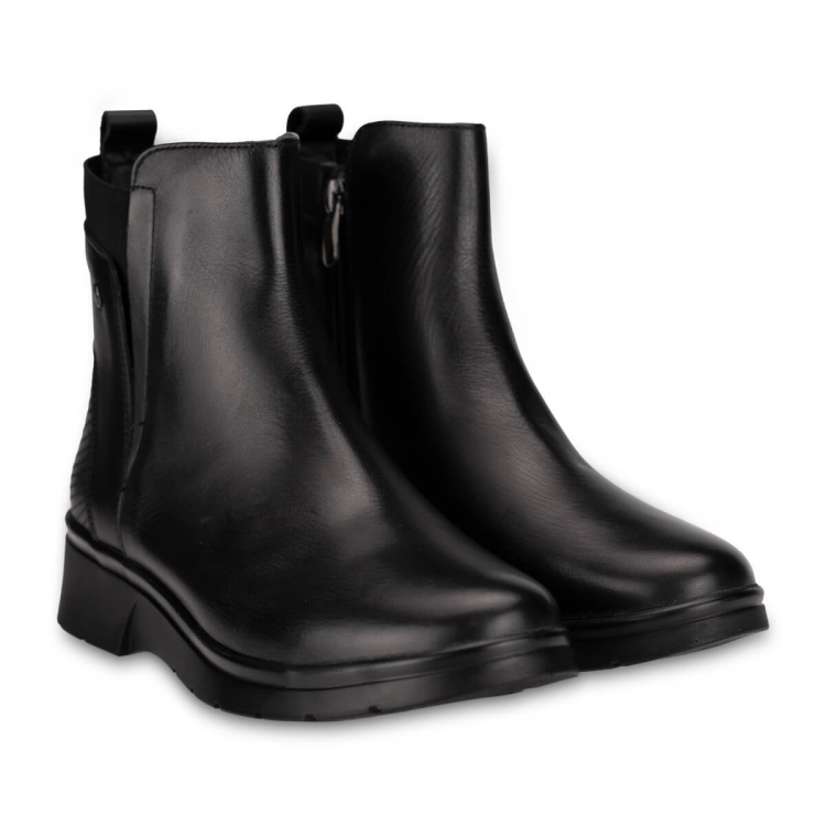 ODES-G Kadın Deri Bot Siyah - Forelli (1)