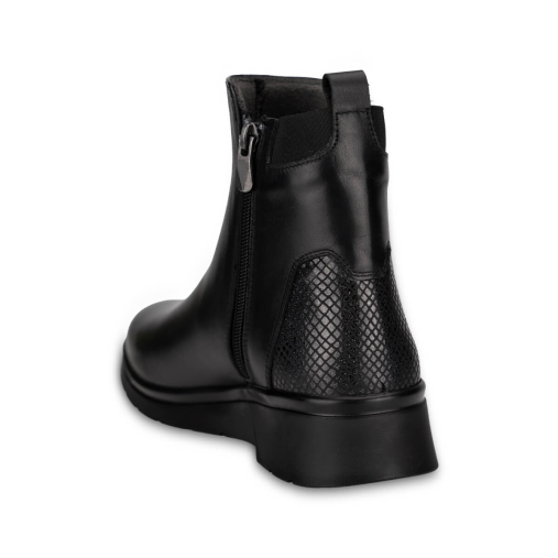 ODES-G Kadın Deri Bot Siyah - 4