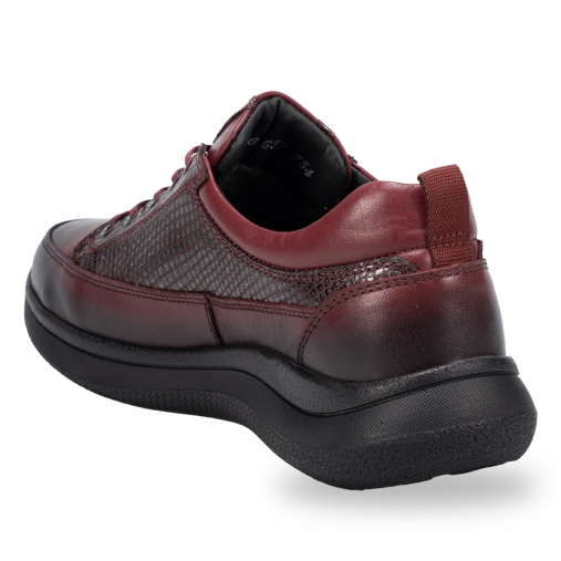 OLGA-G Kadın Deri Ayakkabı Bordo - 3