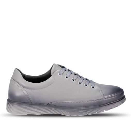 OLIVER-G Erkek Deri Ayakkabı Gri - 1