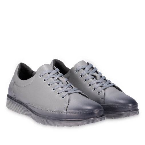OLIVER-G Erkek Deri Ayakkabı Gri - 2