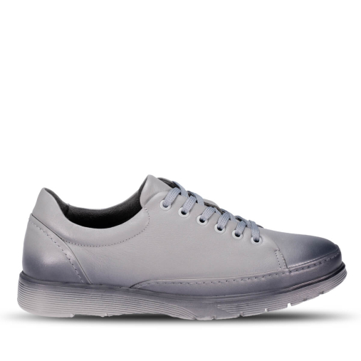 OLIVER-G Erkek Deri Ayakkabı Gri - 1