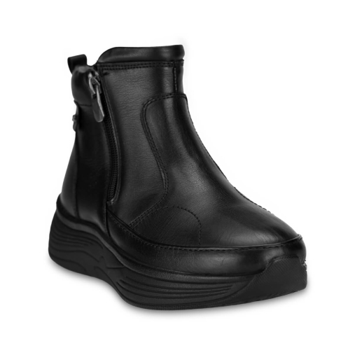 OSLO-G Kadın Deri Hallux Bot Siyah - 3